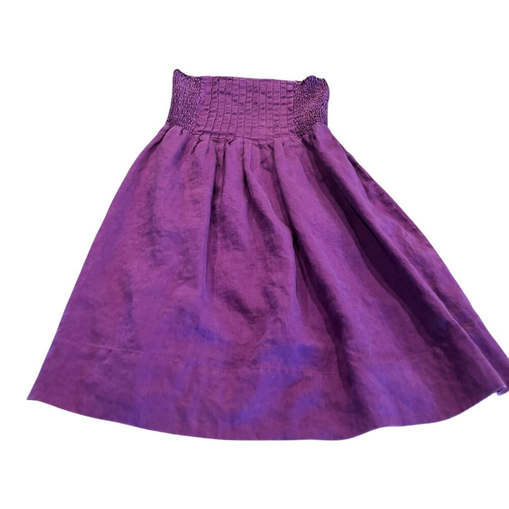 RS Purple Smocked Summer Dress Size S